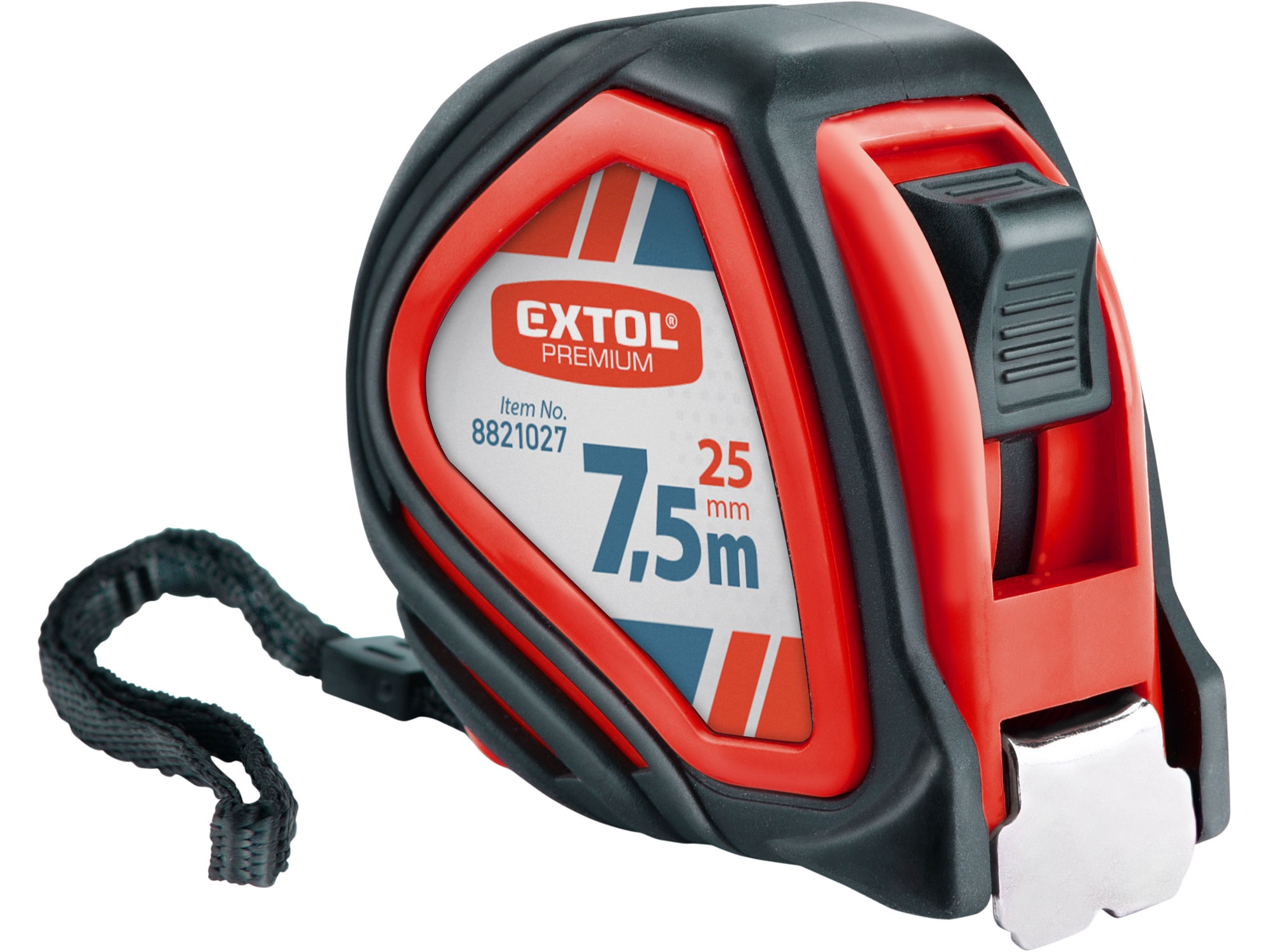 EXTOL PREMIUM Metr svinovací, 7,5m, š. pásku 25mm