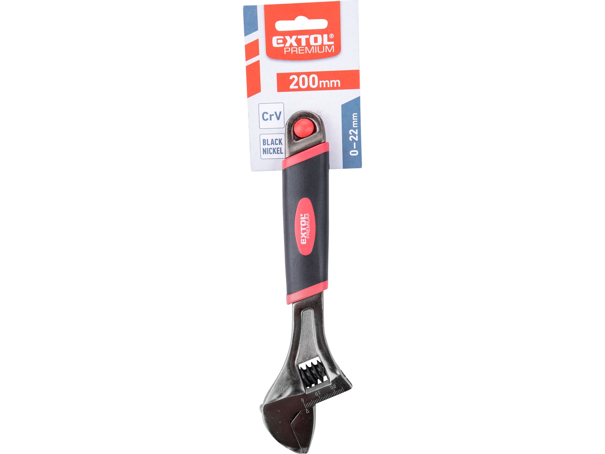 Stavitelný klíč 200 mm/8″ 0-22 mm EXTOL PREMIUM