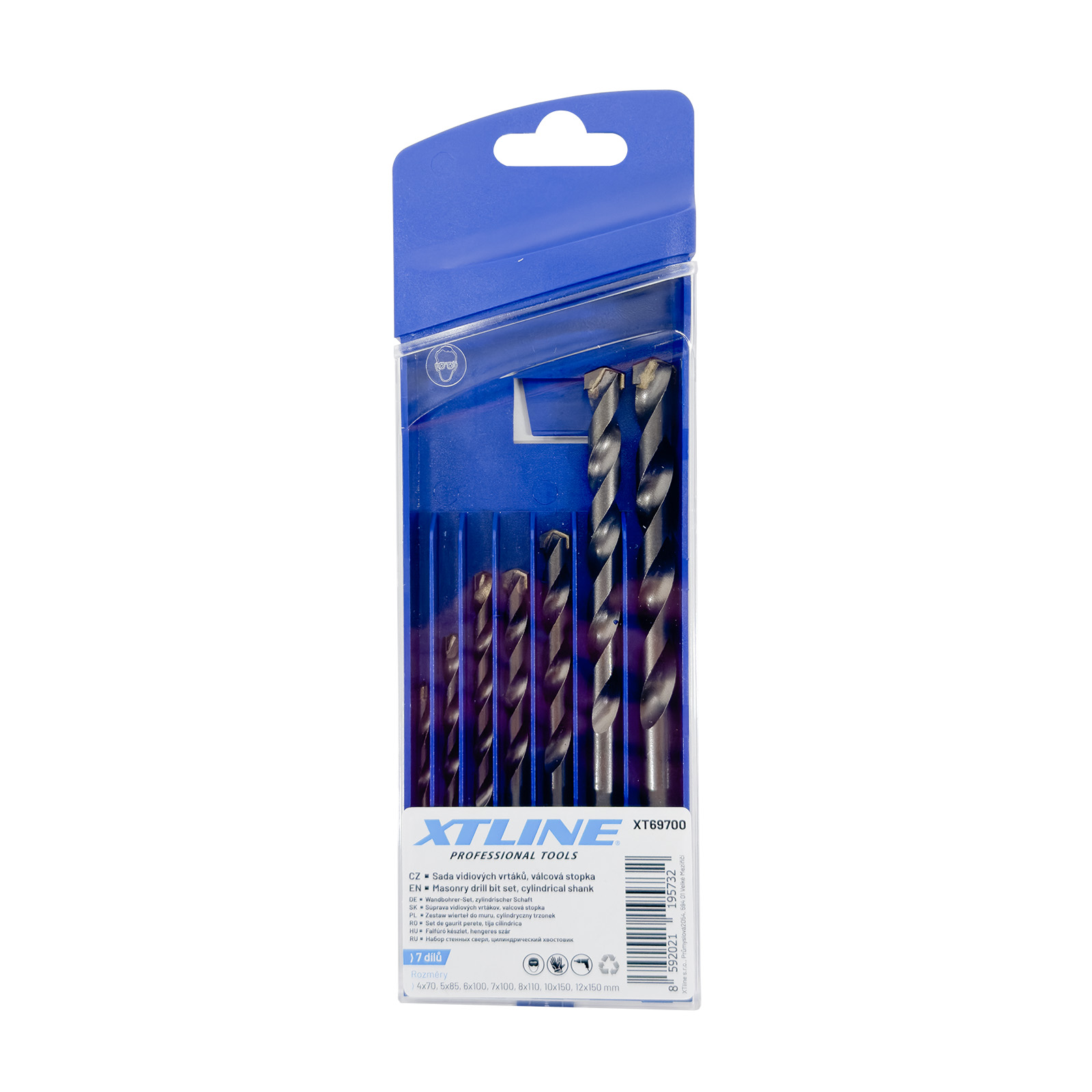 Sada vrtáků do zdi (7ks) XTline XT69700 (obrázek 4)