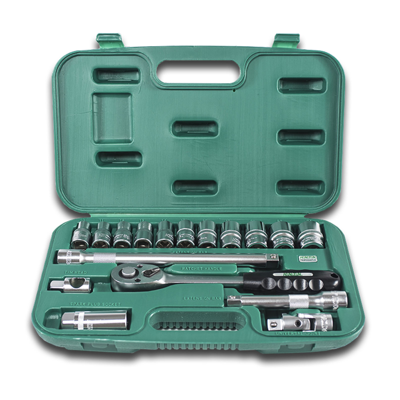 Sada hlavic HONITON 1/2" 17 dílů