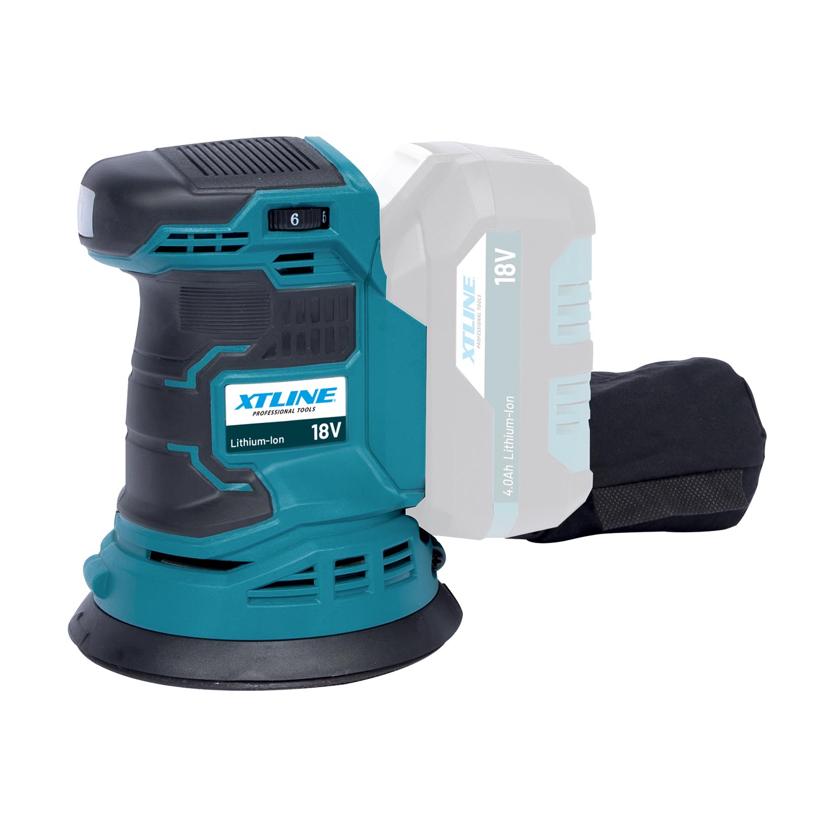Aku excentrická bruska XTline XT102740