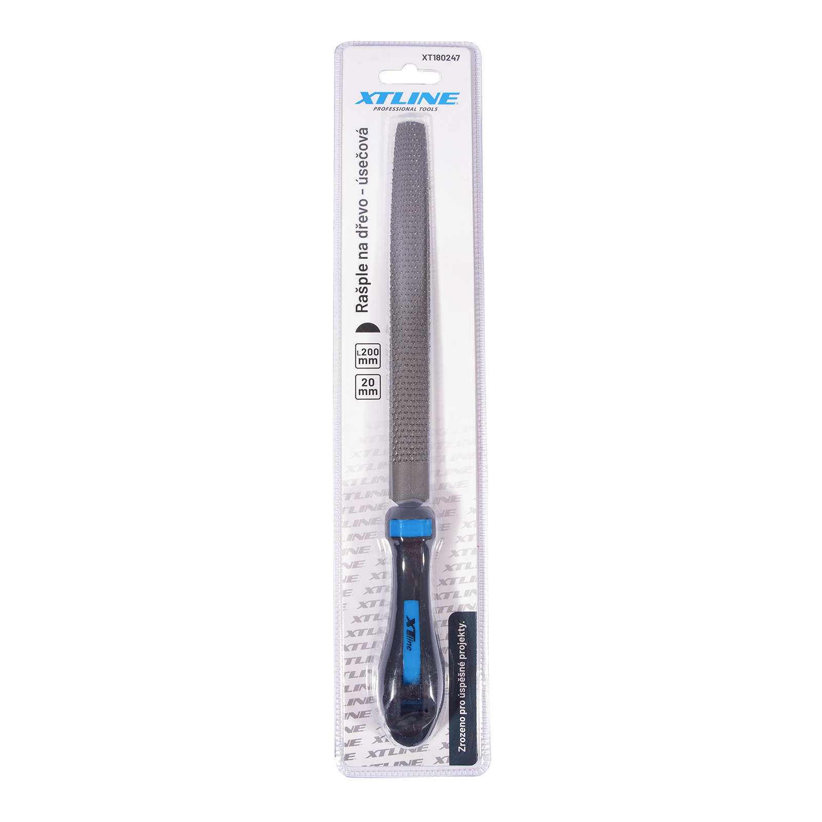 XTline Rašple na dřevo půlkulatá 200mm
