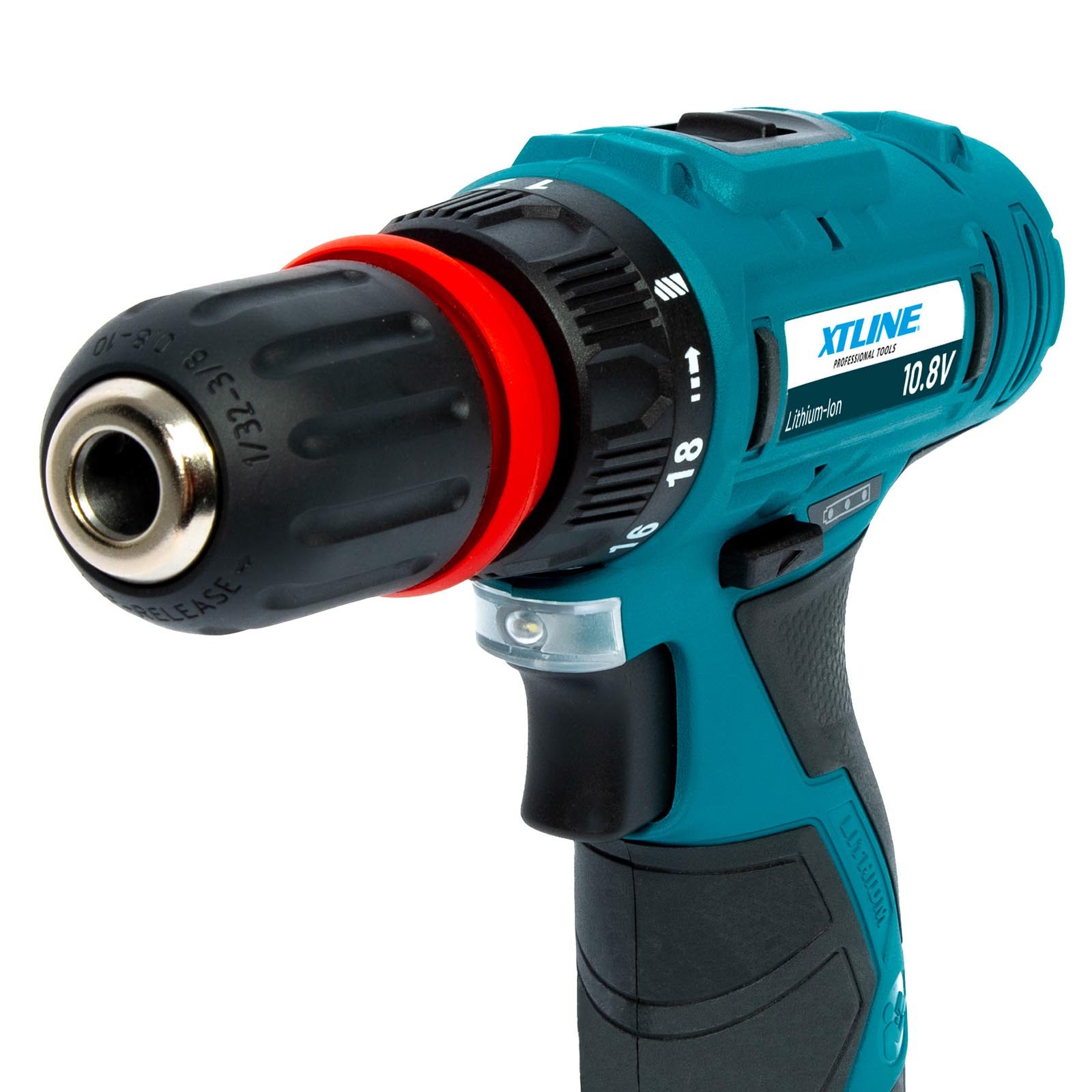 Aku vrtačka XTline XT102699 s příslušenstvím