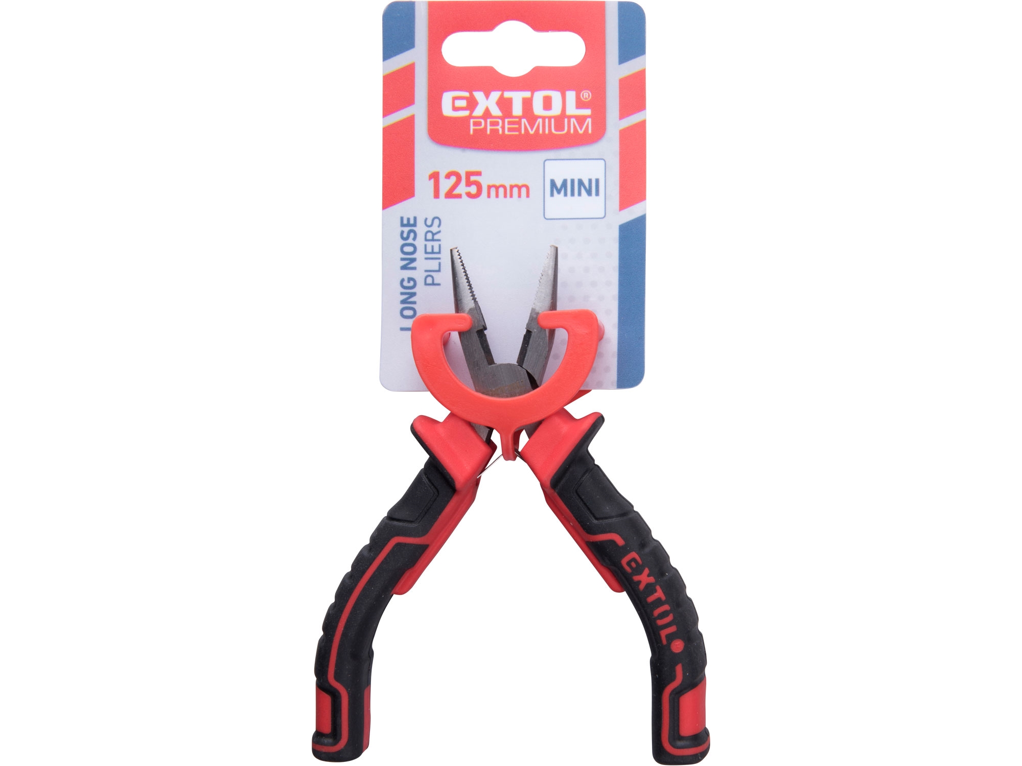 EXTOL PREMIUM kleště půlkulaté přímé mini, 125mm
