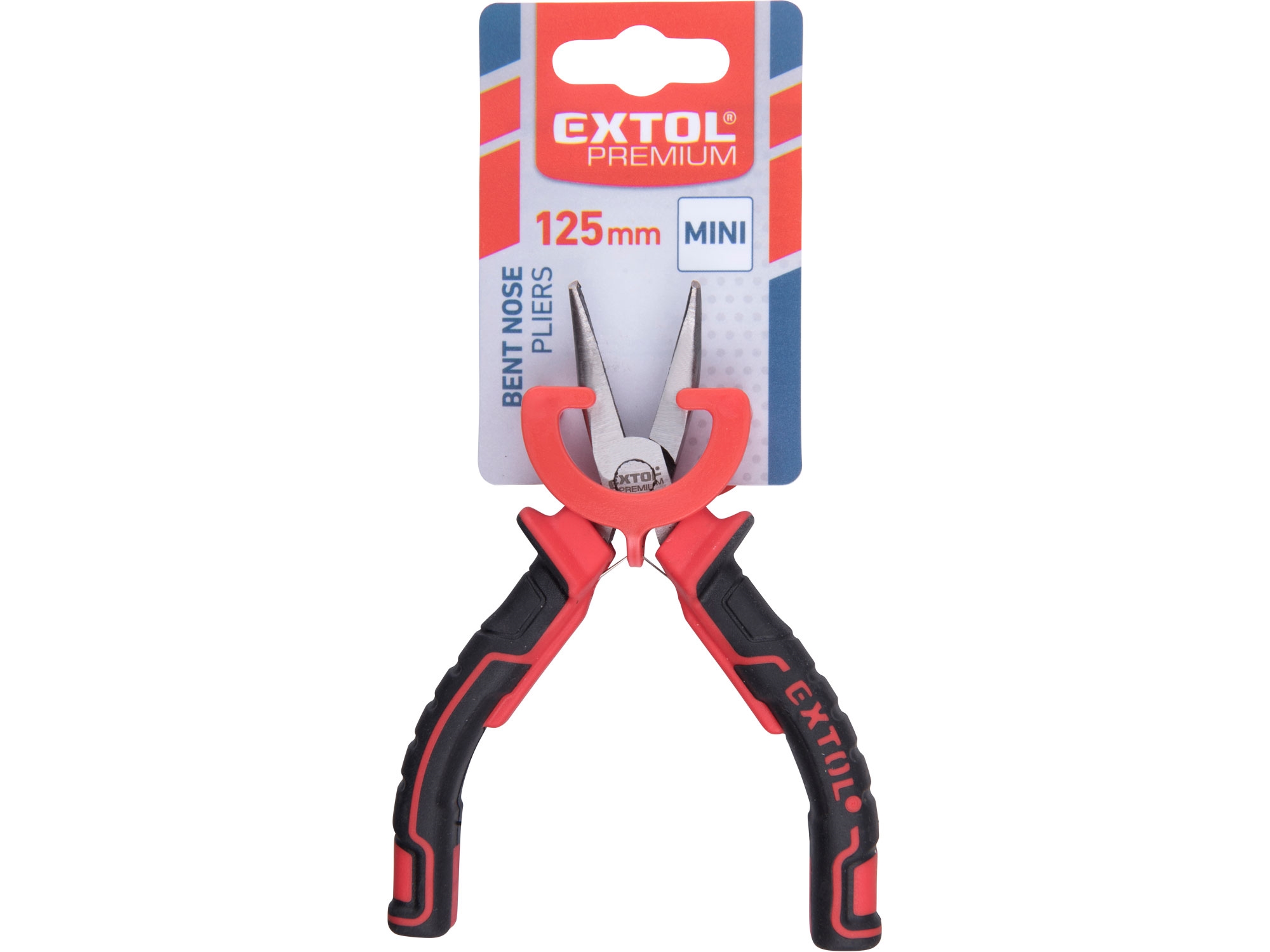 kleště půlkulaté zahnuté mini, 125mm