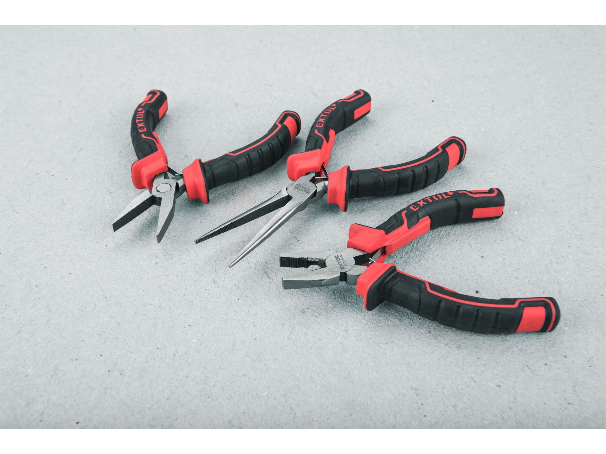 Extol Premium kleště půlkulaté s dlouhými čelistmi mini, 150mm