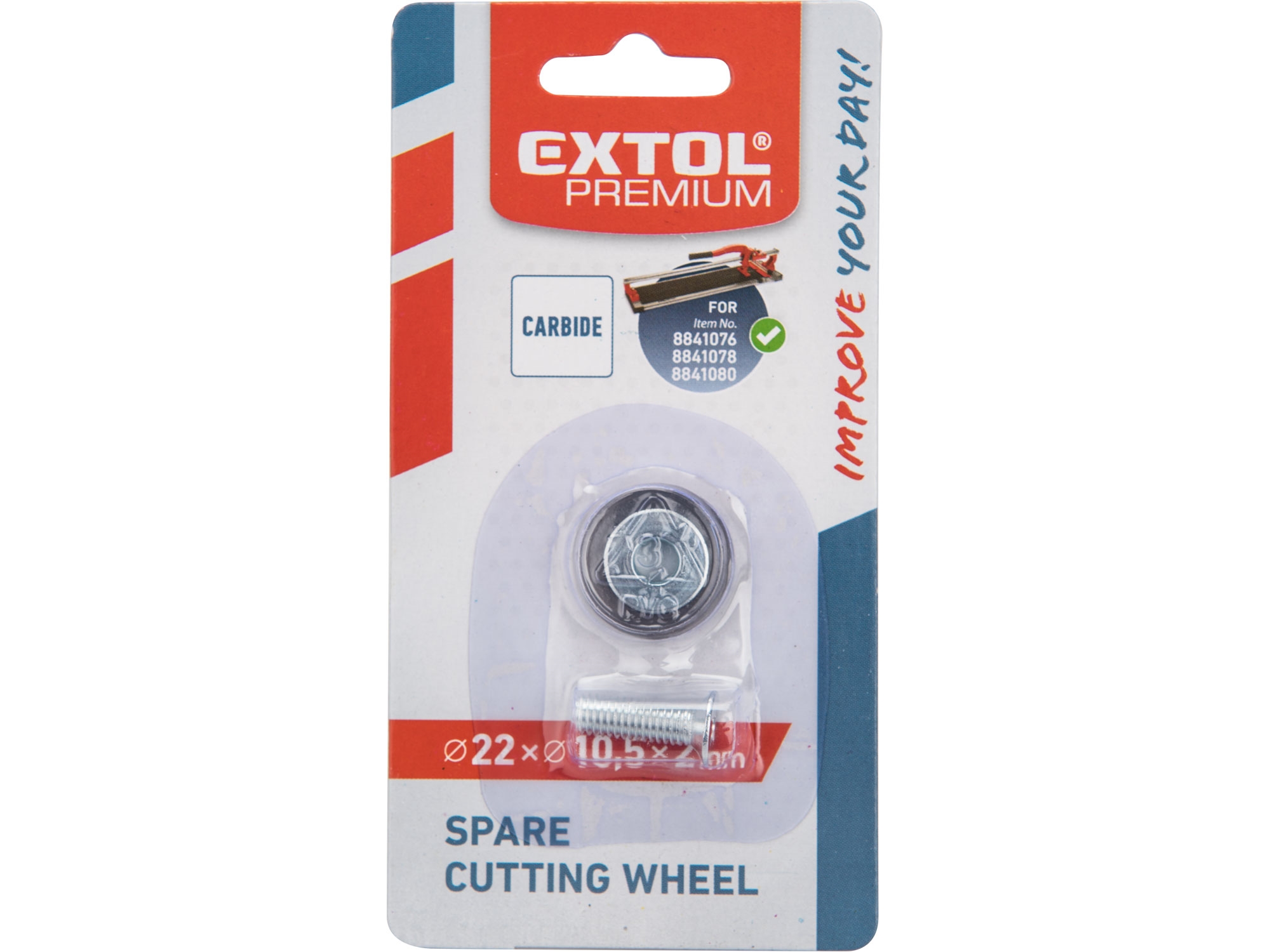 EXTOL -PREMIUM kolečko řezací, 22×10,5x2mm