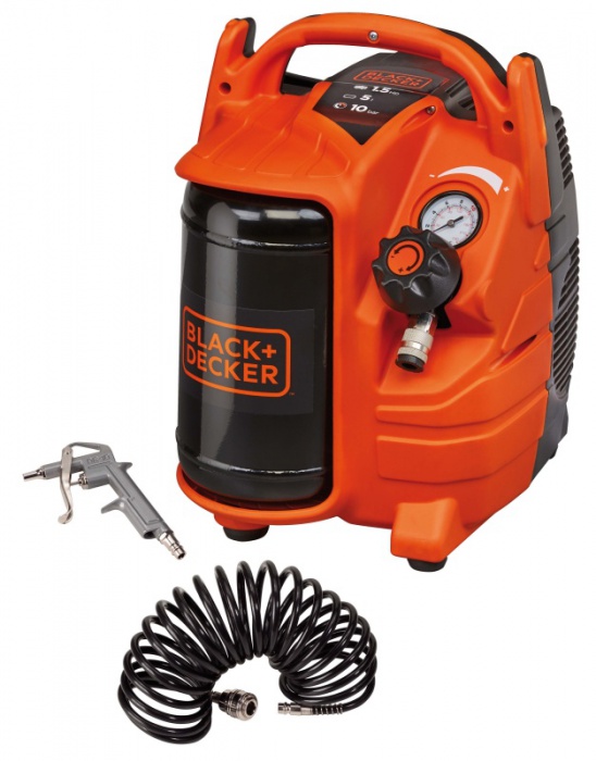 Black+Decker Bezolejový kompresor Black & Decker 195/5-MY