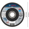 Lamelový brusný kotouč - Bosch Best for Metal Ø 125 mm - lomený