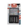 Súprava vyťahovákov zalomených skrutiek (4 ks) M5-M14 EXTOL PREMIUM