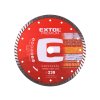Diamantový turbo plus kotúč na suché/mokré rezanie EXTOL PREMIUM o 230x22,2 mm