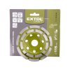 Dvojradový diamantový brúsny kotúč EXTOL CRAFT o 115x22,2 mm