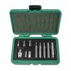Sada HONITON 1/2" bitů XZN M5-M12, 10mm 11dílu