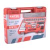 EXTOL PREMIUM - hlavice nástrčné, sada 39ks, 3/8"