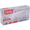 Súprava rúrkových kľúčov (8 ks) 6-22 mm EXTOL PREMIUM