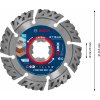 Diamantový řezný kotouč Bosch X-lock EXPERT MultiMaterial