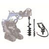 SET pohonu pro zemní vrtáky Scheppach  + zemní vrtáky 100 a 200 mm