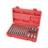 Hlavice a hroty EXTOL PREMIUM sada 35ks, 1/4",3/8", 1/2"