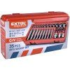Hlavice a hroty EXTOL PREMIUM sada 35ks, 1/4",3/8", 1/2"