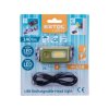 Čelovka 140lm, USB nabíjanie, LED + COB LED