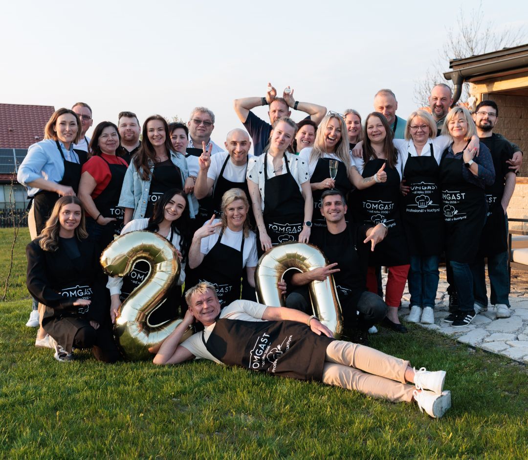 Oslava 20 let TOMGAST – celý tým