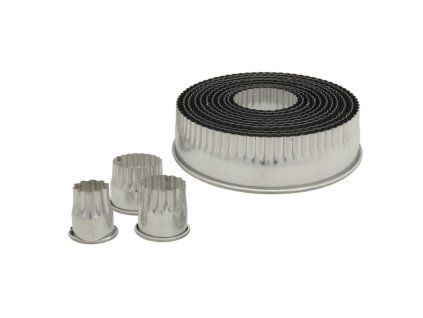 Sada vykrajovátek vlnitých 20–105 mm