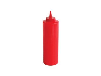 Dávkovač na omáčky 360 ml, červený