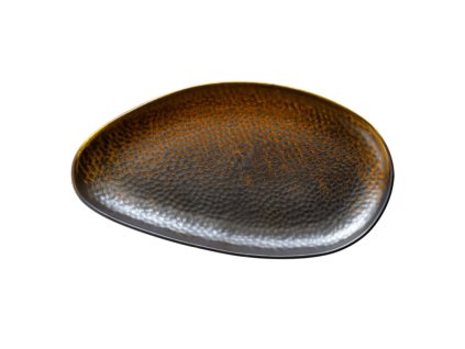 1469 2 fire talir melky ovalny 33 x 18 cm medeny