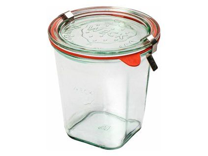 Zavařovací sklenice WECK Quadro 545 ml, set 6 ks