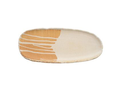 Samto talíř oválný 35 × 15 cm