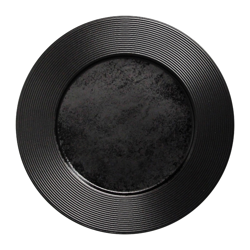 RAK Porcelain Edge – Talíř mělký 31 cm – černá