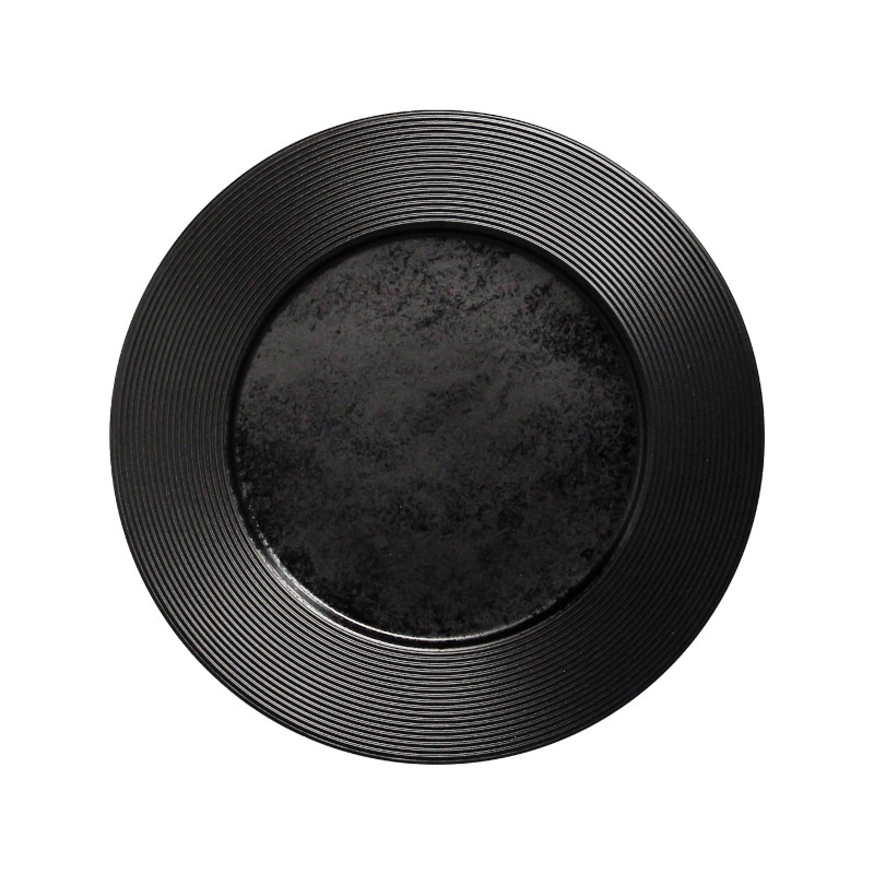 RAK Porcelain Edge – Talíř mělký 27 cm – černá
