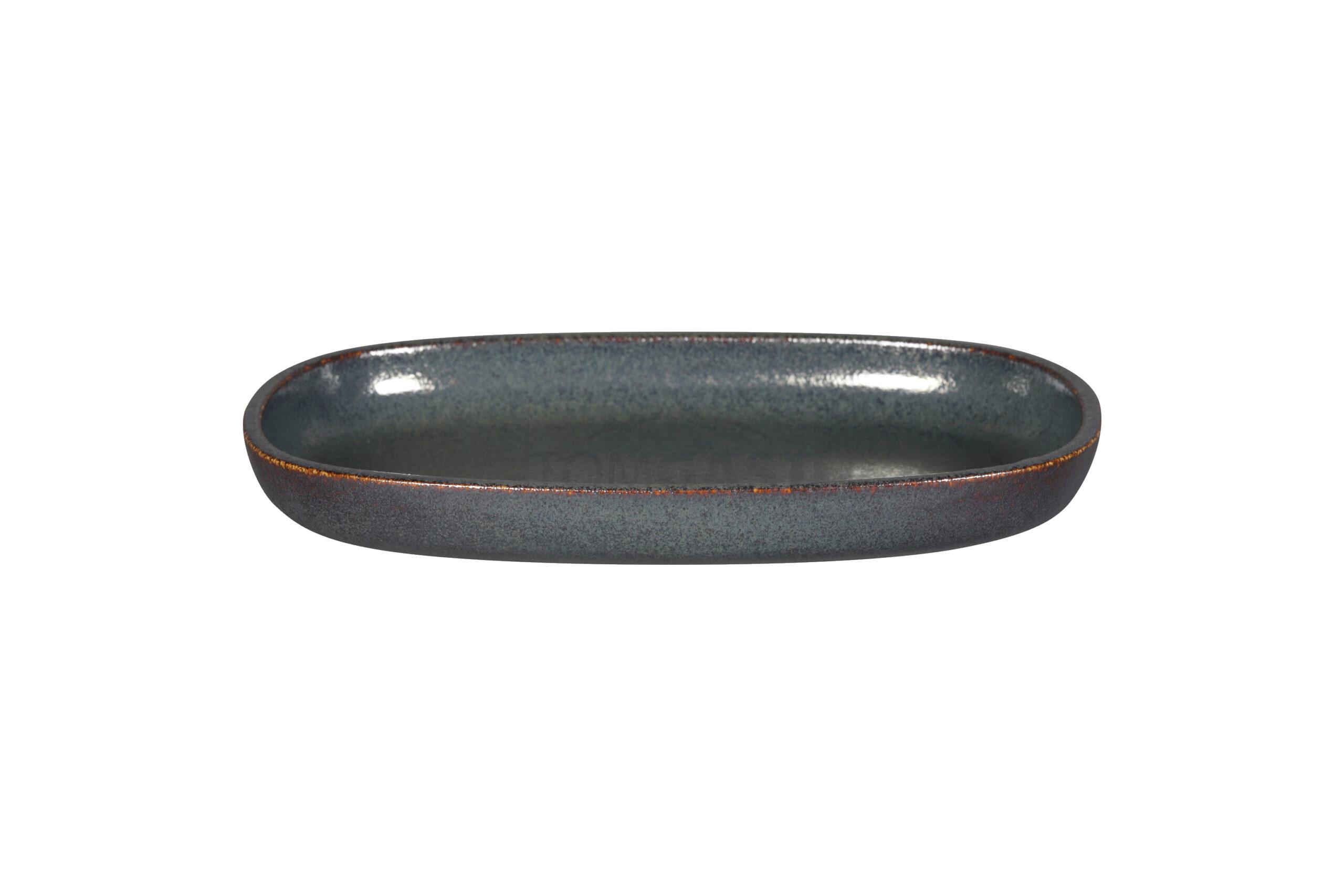 RAK Porcelain Ease – Talíř oválný 22,5 cm – černý