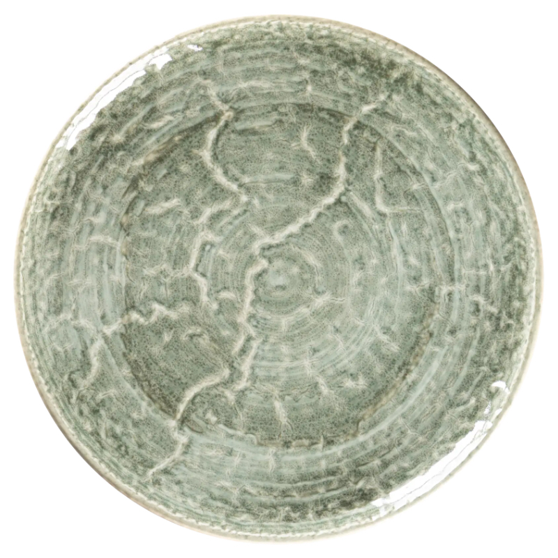 RAK Porcelain Krush – Talíř mělký coupe pr. 30 cm, zelený