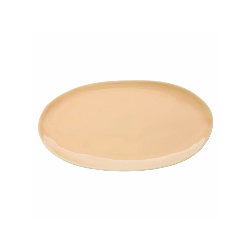 VERLO Eter – Talíř oválný 26,5 × 14 cm, lososový
