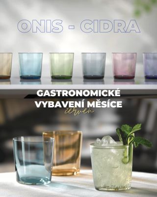 🥃 Gastro vybavení měsíce: ONIS – CIDRA Tento měsíc vybíráme novinku, která si velmi rychle našla své místo na stolech...