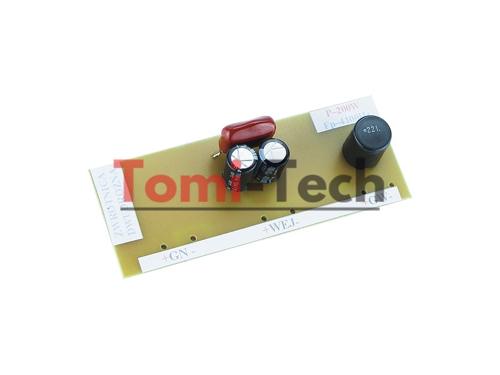 8824# Dvojpásmový reproduktorový crossover 200w / 4-8ohm mini