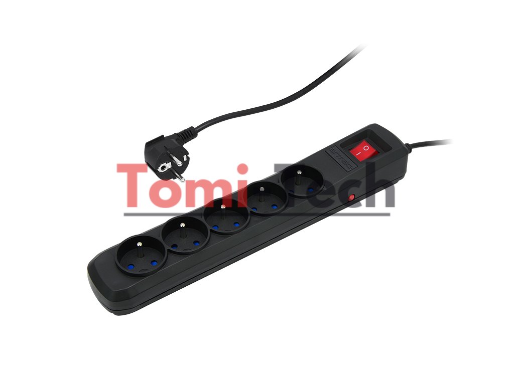 5437# 5m arc-5 čierny sieťový filter