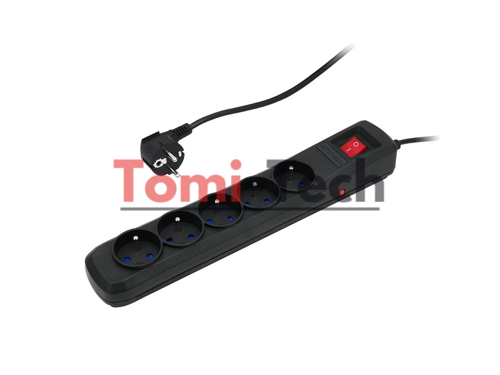 97-901# Sieťový filter 3m r-5 čierny