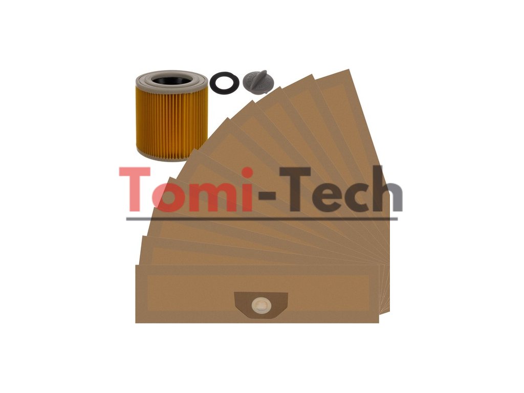 Vrecká do vysávača - 10 ks + filter Malatec 22580