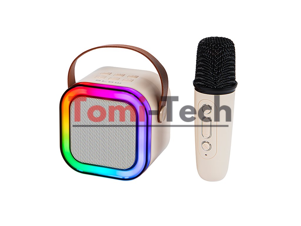 30-359# RGB karaoke bluetooth reproduktor s 1 mikrofónom