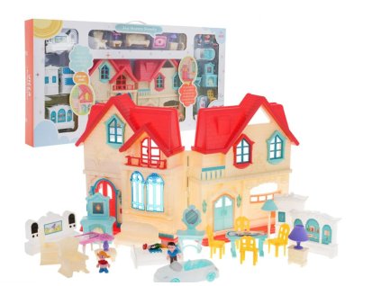 Rozkladací domček – 3 figúrky a príslušenstvo