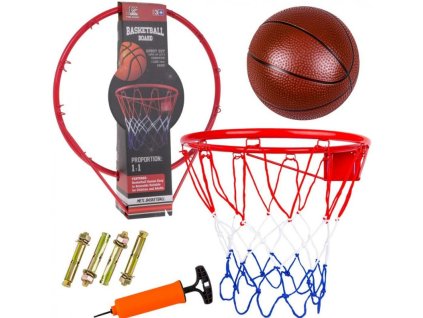 Kovový basketbalový kôš s doplnkami 1:1
