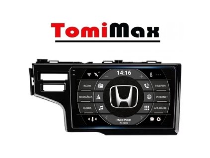 Honda Jazz, Fit Android 14 autorádio s WIFI, GPS, USB, BT (HW výbava 2K 2000x1200px 8 Core 6GB+128GB - iba displej D)