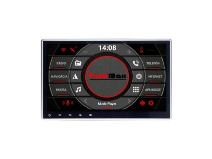 1DIN 10,1" autorádio Android 14 autorádio s WIFI, GPS, USB, BT LOW (HW výbava 4 Core 2GB+32GB LOW)