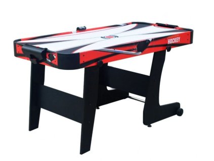 Stolný ľadový hokej 152 cm Čierno-červený