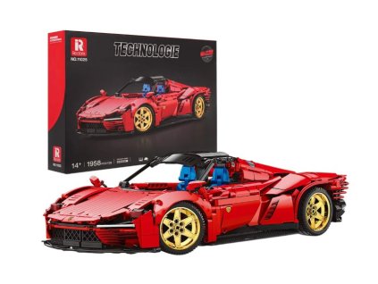 Kreatívna stavebnica – športové auto červené 1958 ks.