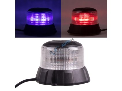 vyr 18492 robustni modro cerveny led majak cerny hlinik 48w ece r10 wl403dualbr 1