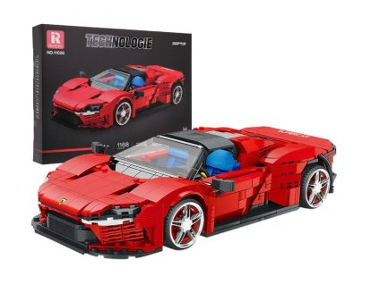 Kreatívna stavebnica – športové auto červené 1168 ks.