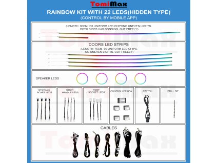 universal 22Leds(rainbow)